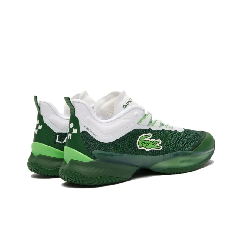 LACOSTE Slip Resistant And Breathable Low Top Casual Shoes Men's Green-4