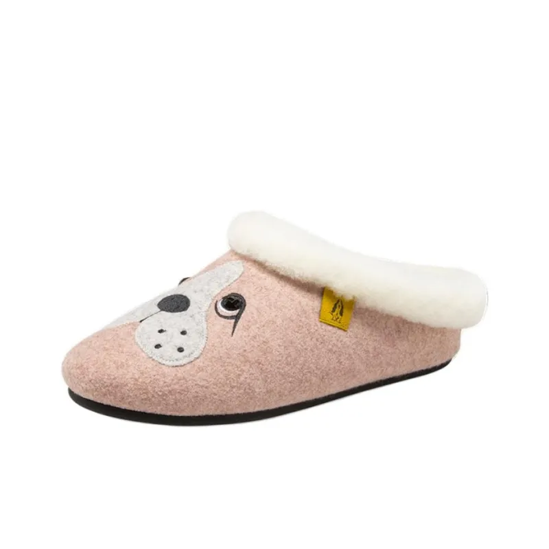 Hush Puppies Rubber Sole Abrasion-Resistant Wrap-toe Slippers Unisex-0