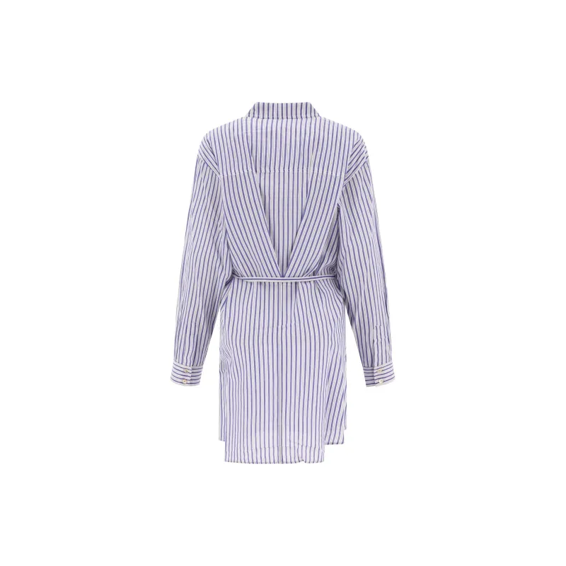 ISABEL MARANT ETOILE Liliane Striped Shirt Dress-1