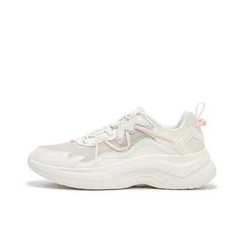 361° Anti-Slip Wear-Resistant Low-Top Casual Running Shoes Women's White Purple
