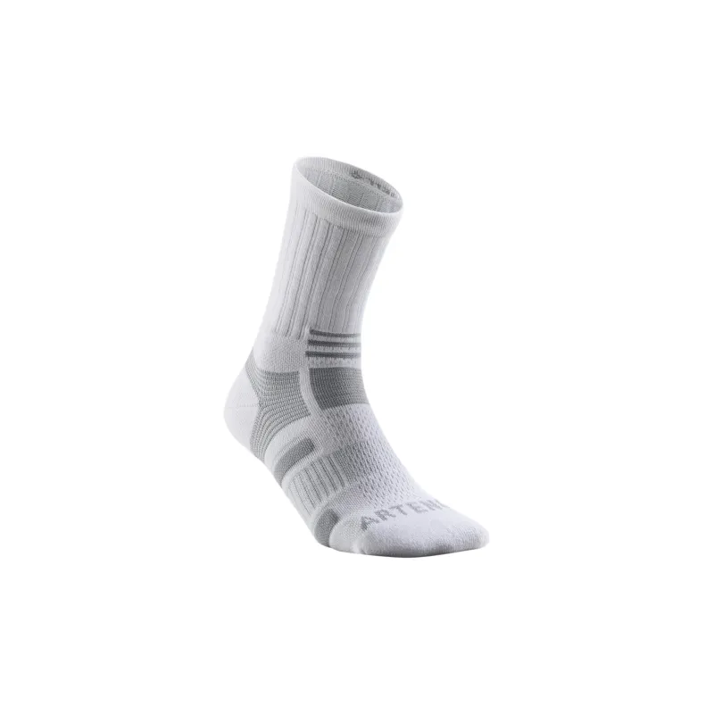 DECATHLON Knee High Socks Unisex 3 Pack White-1