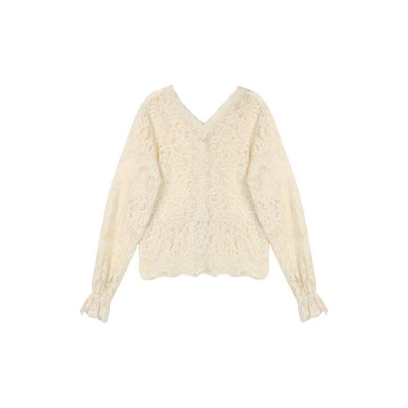 MUKOK Shirt Women's Cream Beige-1