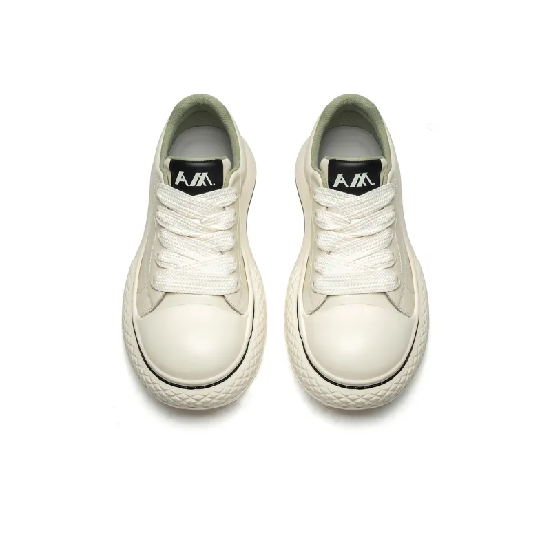 Anthony Miles Low Top Skateboard Shoes Men's White-6