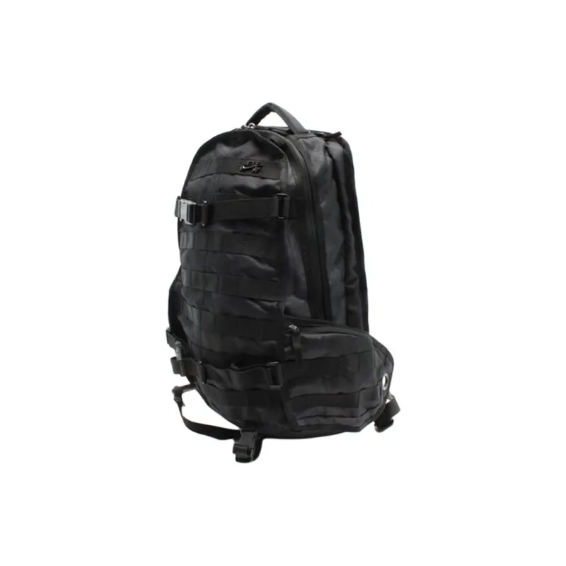 Nike Polyester Backpack Regular Unisex Pure Black-3