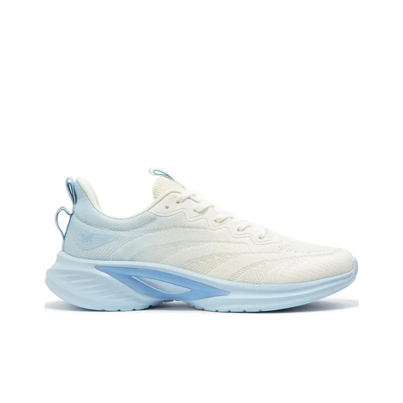 361° Cushioning Anti Slip And Wear Resistant Low Top Casual Running Shoes Men's White Blue-1
