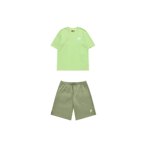 FILA FUSION Casual Sportswear Unisex Gourd Green, Luxurious Green