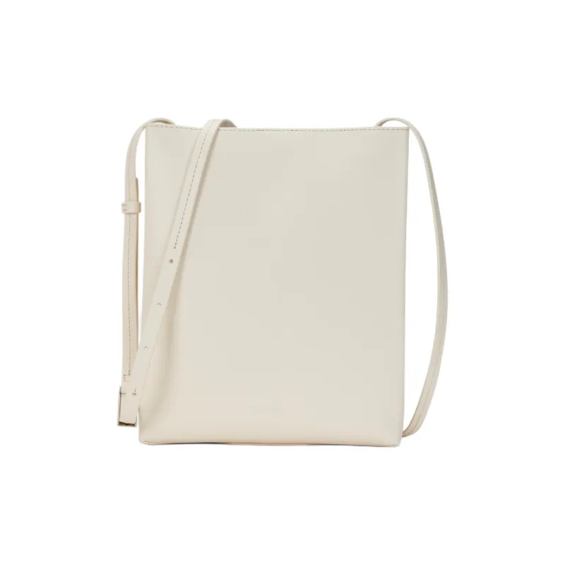 CALVIN KLEIN Leather Shoulder Bag Crossbody Bag Women's Antique White-0