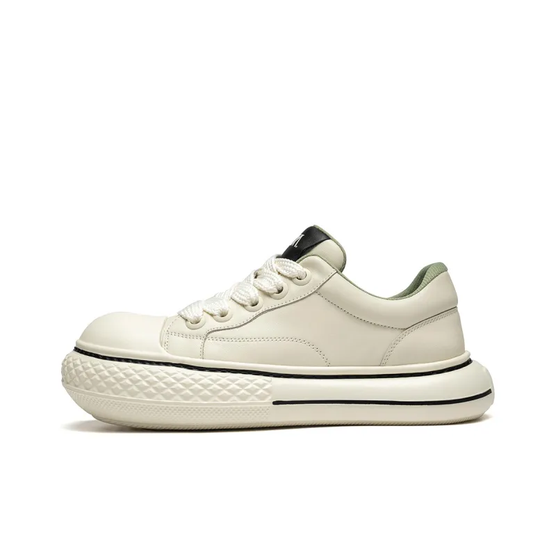 Anthony Miles Low Top Skateboard Shoes Men's White-0