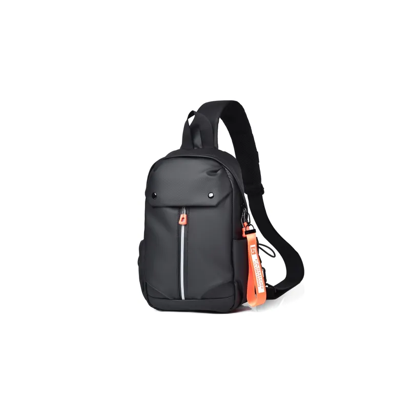 Venerable Brahma Oxford Backpack Crossbody Bag Portable Sling Bag Regular Men's Black/Gray-2