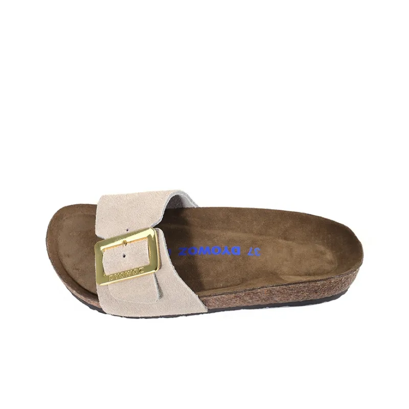 East Garden Works Slip-Resistant Odor-Resistant Slide Slippers Unisex Light Gray-1