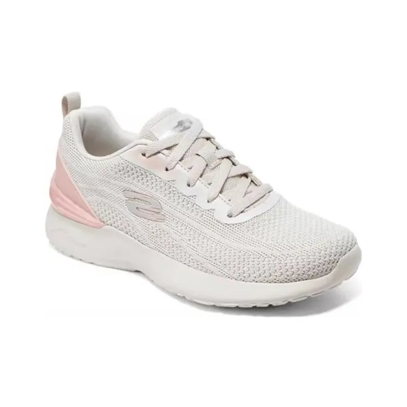 Skechers Skech Air Dynamight Casual Shoes Women's Low Top Natural/Pink-3