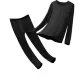 Crew Neck Clothing Sets (Graphite Black)-Modal Cotton/Antibacterial Anti-Mite