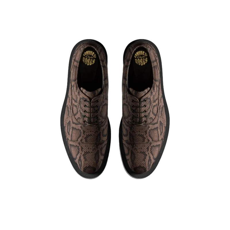 Clarks Oxford 2 Martine Rose Brown Textile Women's-3