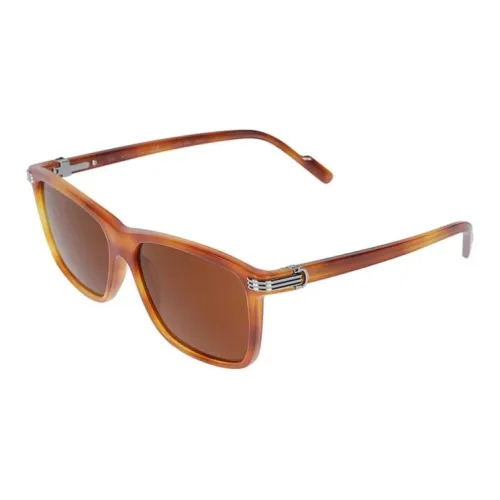 CARTIER - Square Sunglasses Men's Brown