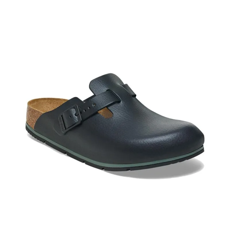 Birkenstock Boston Pro Natural Leather Sandals 'black'-2
