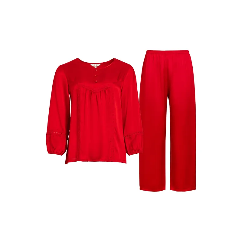 Silk Boundary Pajama Set Women's-2