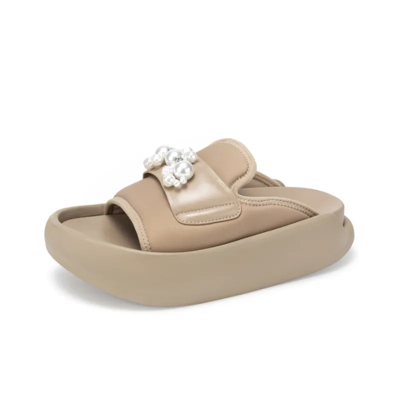 MIO Composite Sole Rhinestone Quick Dry Slide Slippers Women's-8