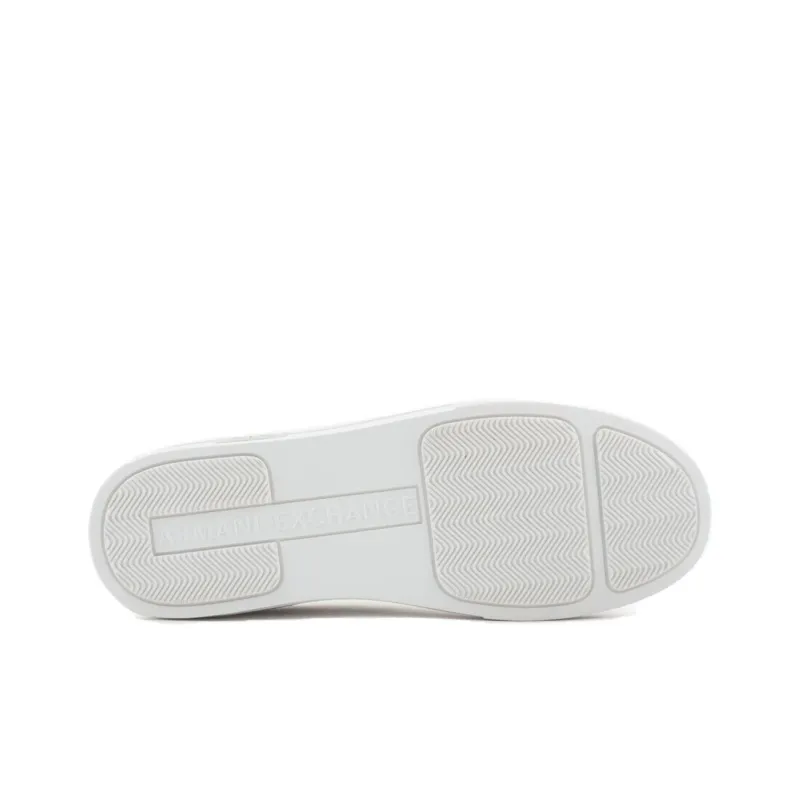 ARMANI EXCHANGE Logo-pattern Perforated Sneakers-5