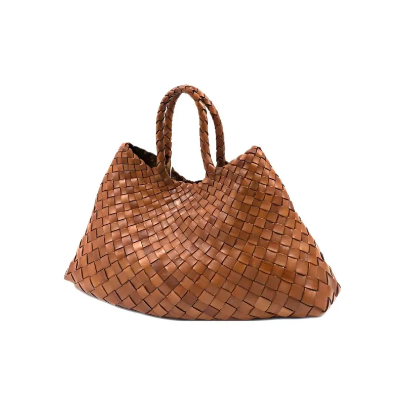 Dragon Diffusion Calfskin Tote Bag, Shopping Bag, Shoulder Bag, Handbag Trumpets Women's Tan-2