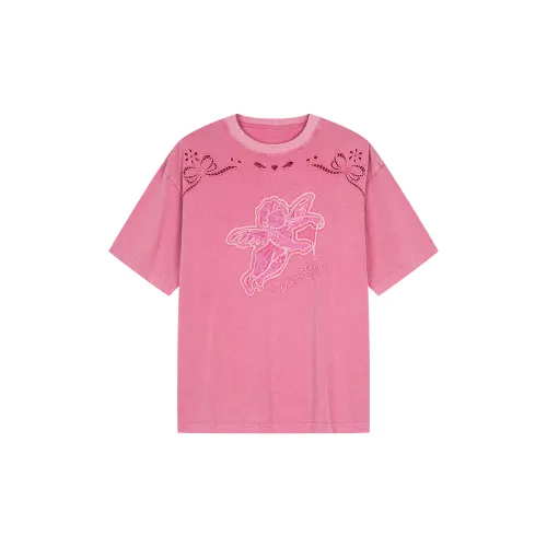 UOOYAA T-Shirts Women's Pink