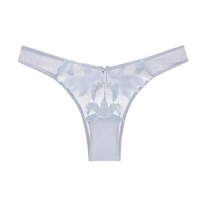 Victoria's Secret DREAM ANGELS Underpants Women's 1 Pack Light Gray Purple-0