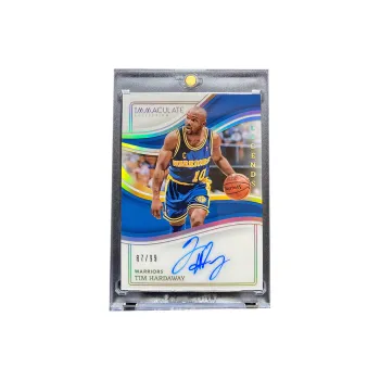 PANINI Tim Hardaway 2022 23 Mirror Finish Autograph Card Star Card Autographed Card Access Pass Sports Cards 1 Pc