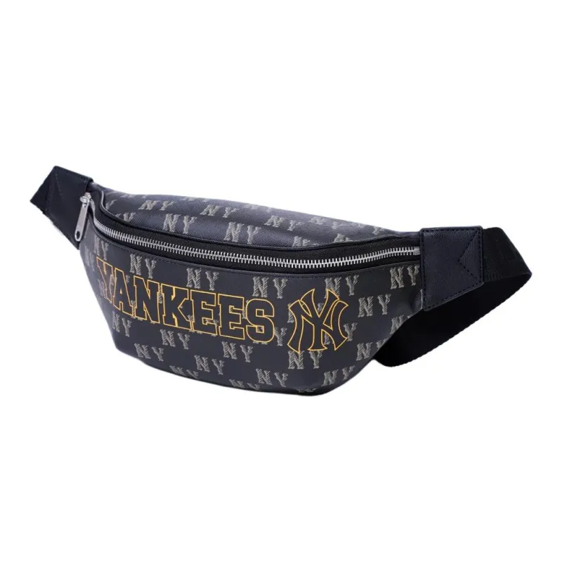 MLB Artificial Leather Shoulder Bag Crossbody Bag Fanny Pack Regular Unisex Black-3