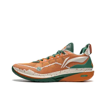 LINING JB2 Basketball Shoes Men Low Top Burnt Orange/Ecru