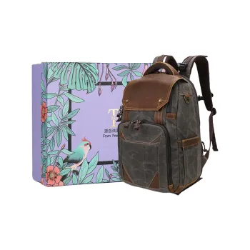 TTaG．baG Batik Canvas Backpack Unisex