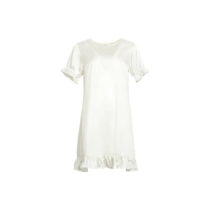 Silk Boundary Nightgown Women's-1