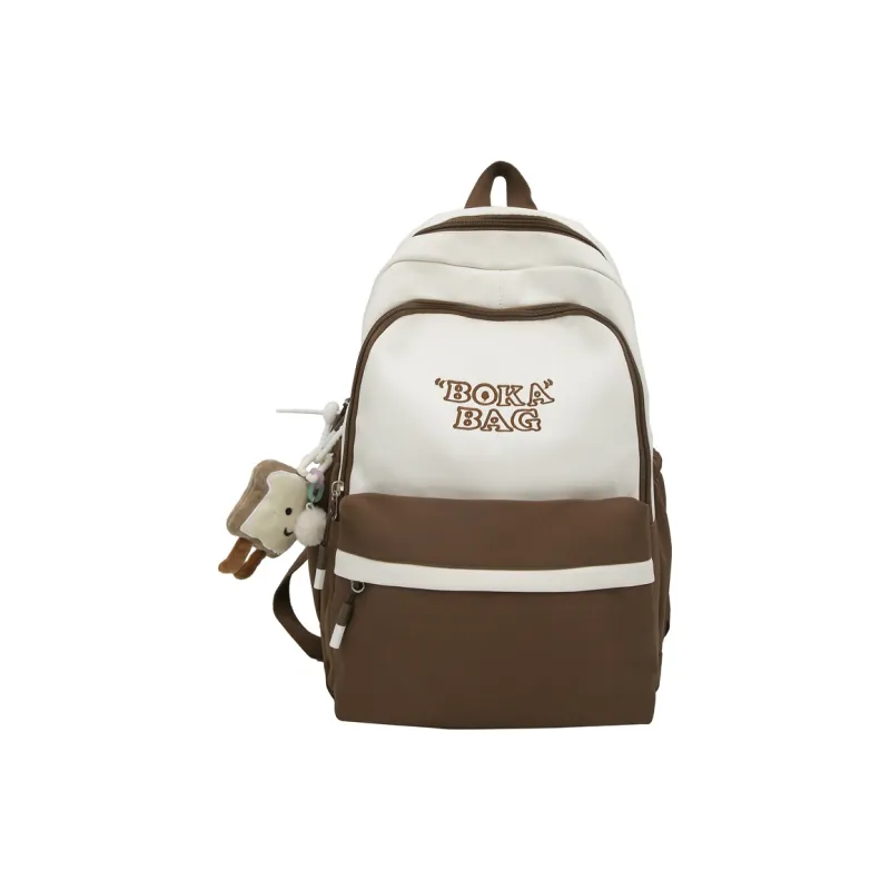 Alcohol Dragon Nylon Backpack Regular Unisex Black/Yellow Green/Blue Pink/Coffee/Red-7