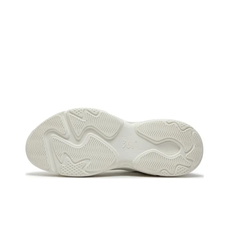 361° Wear Resistant Low Top Casual Shoes Men's White Blue-4