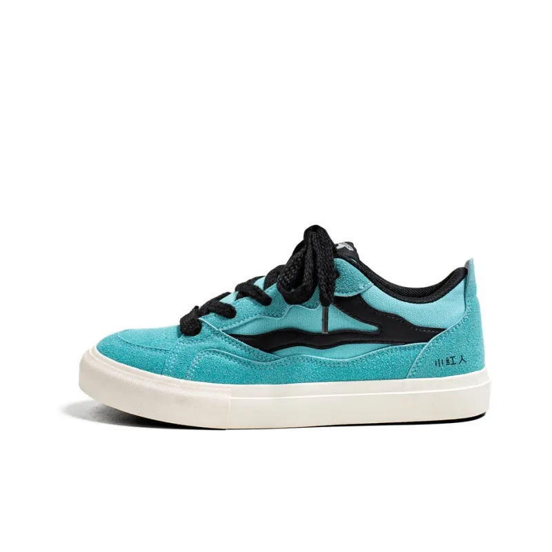 Little Red Man Low-Top Skateboard Shoes Men's-4