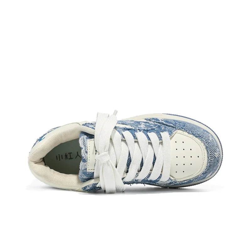 Little Red Man Low-Top Skateboard Shoes Unisex-7