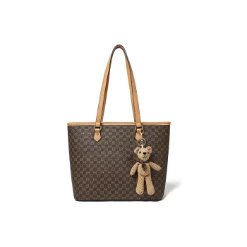 RED DRAGONFLY PVC Tote Commute Versatile Premium Minimalist Large Capacity Underarm Shoulder Bag Women's Multicolor