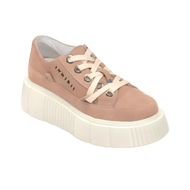 Inuikii Matilda Low-Top Skateboard Shoes Women's Beige-2