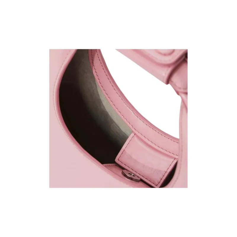 Staud Shiny Leather Shoulder Bag Crossbody Bag Handbag Women's Pink-3