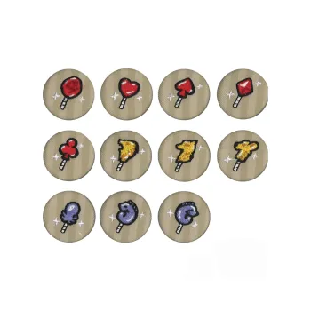 Disney Fantasy Land Embroidery Candy 1 Pc, 11 Varieties Set Badges