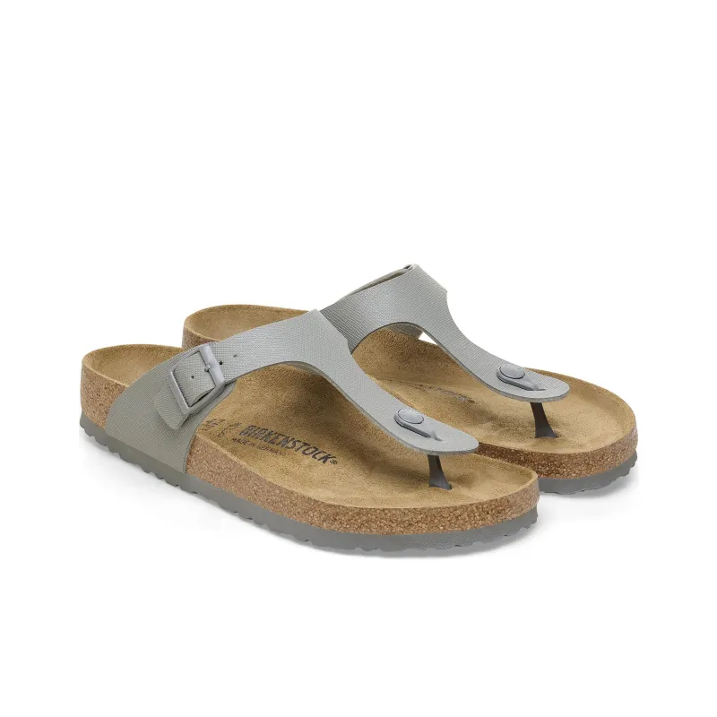 Birkenstock Gizeh Abrasion Resistant Flip Flops Unisex Gray Regular Edition-3