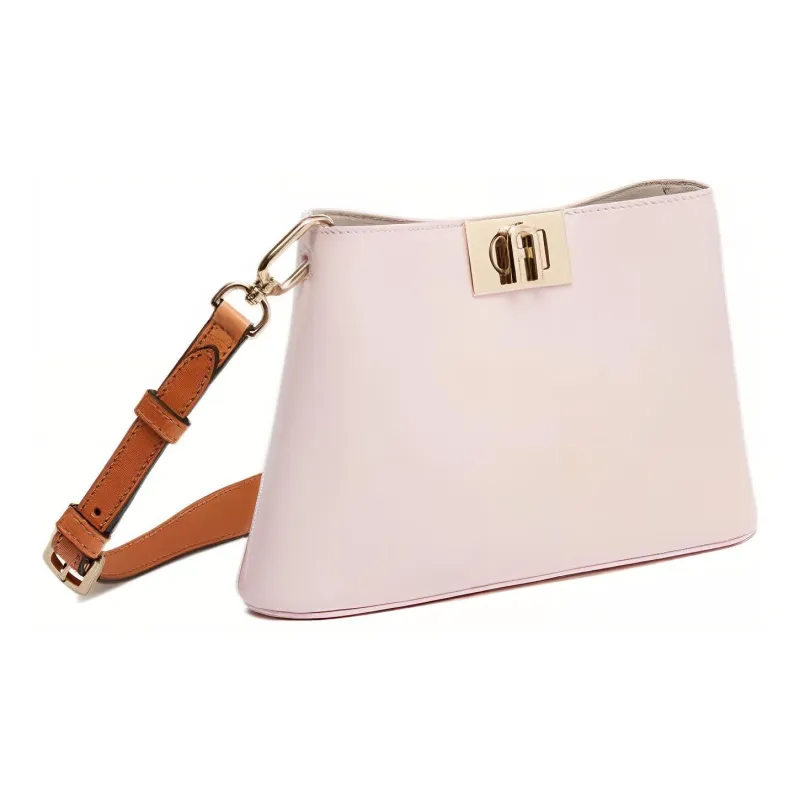 Furla Cow Leather Crossbody Bag Shoulder Bag Women's Light Pink-1