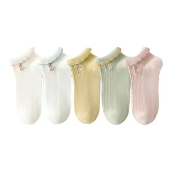 Caramella x Peter Rabbit Ankle Socks Women's 5 Pack Multicolor