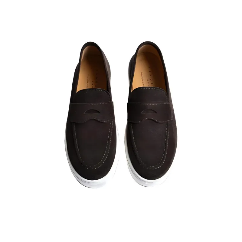 Henderson Baracco Albinos Suede Loafers-3