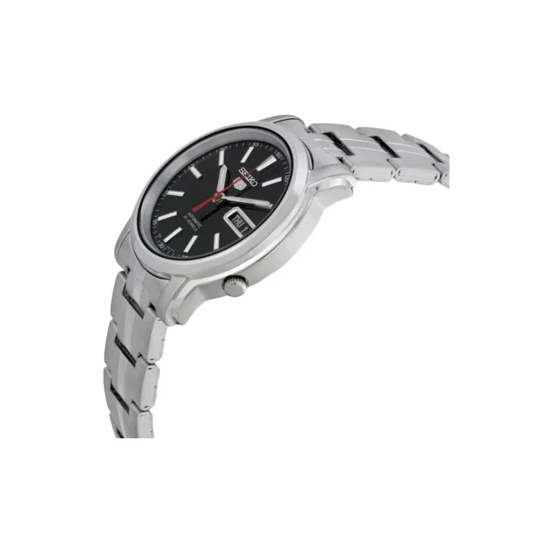 SEIKO Automatic Mechanical Movement Stainless Steel Strap Japanese / Korean Watches Men's Watches Black Dial-1