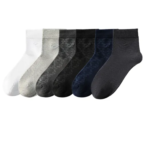 SEPTWOLVES Mid Calf Socks Men's 6 Pairs Gift Box Packaged