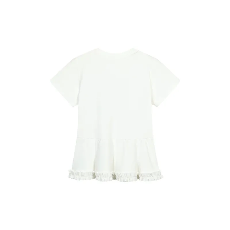 AooRaa Regular T Shirt Women's White-1