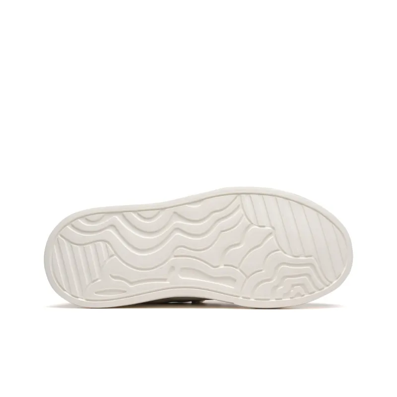 Anthony Miles Wear Resistant Lightweight Height Increasing Low Top Skateboard Shoes Men's White-6