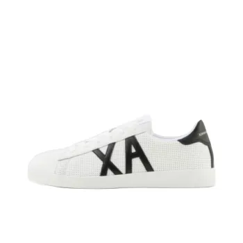 EMPORIO ARMANI Low Top Skateboard Shoes Men's White