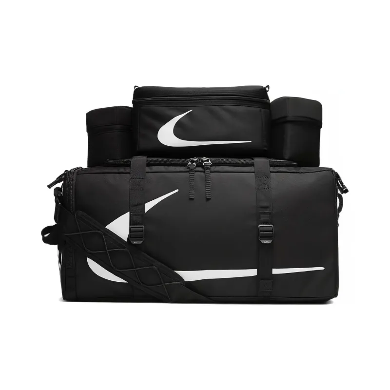Nike Off WHITE Collaboration Polyester One Shoulder Handbag Travel Bag Regular Unisex Black-5