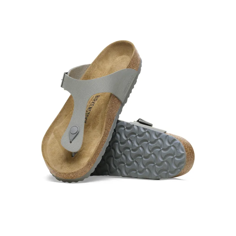 Birkenstock Gizeh Abrasion Resistant Flip Flops Unisex Gray Regular Edition-5
