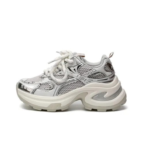 Zun'er Cushioning Anti Slip And Wear Resistant Low Top Chunky Sneakers Women's